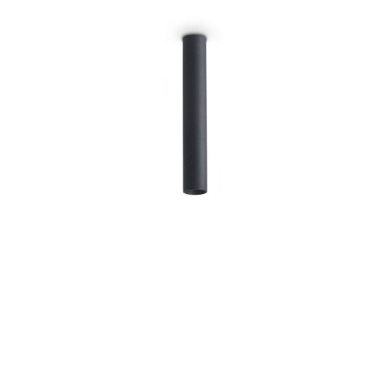 Ideal lux look faretto da soffitto cilindrico led 5w 3000k 20cm per ingresso nero