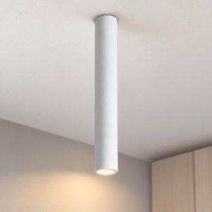 Ideal lux look faretto da soffitto cilindrico led 5w 3000k 20cm per ingresso bianco