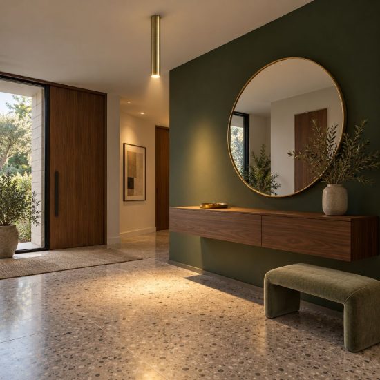 Ideal lux look faretto da soffitto cilindrico led 5w 3000k 20cm per ingresso ottone