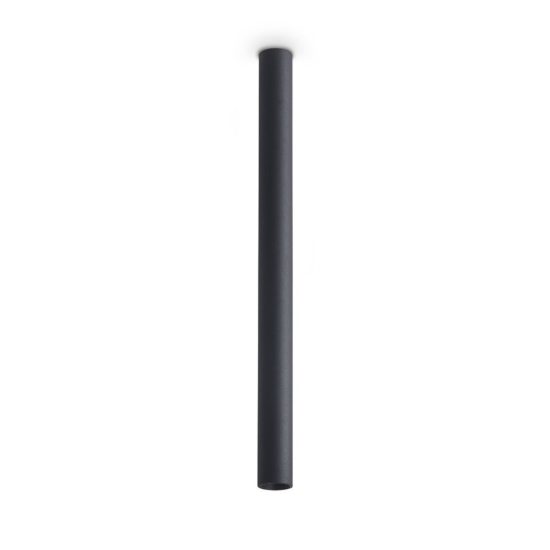Ideal lux look faretto da soffitto cilindrico led 5w 3000k 40cm per cucina nero
