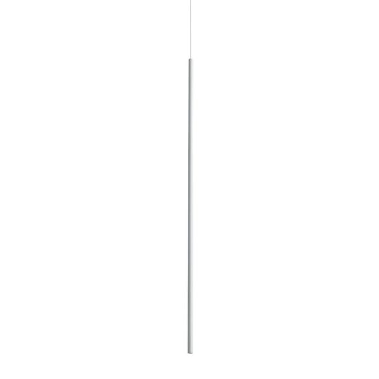 Ideal lux look lampada a sospensione cilindrica led 3,5w 3000k 100cm per cucina bianca