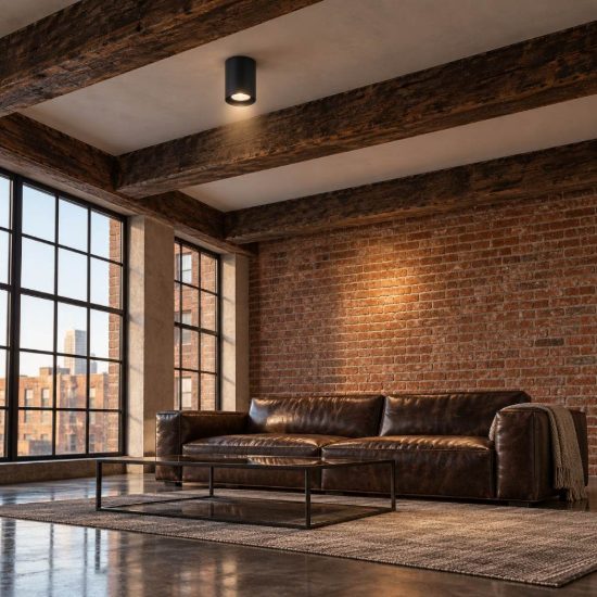 Ideal lux look faretto da soffitto cilindrico gu10 10cm per corridoio nero