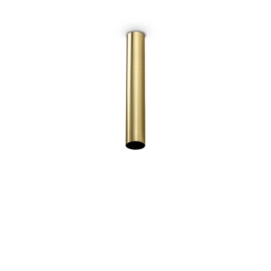 Ideal lux look faretto da soffitto cilindrico gu10 40cm per ingresso ottone