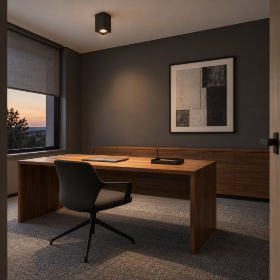 Ideal lux look faretto da soffitto a sezione quadrata gu10 10cm per corridoio nero