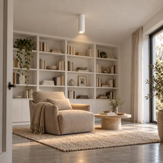 Ideal lux look faretto da soffitto cilindrico gu10 20cm per corridoio in gesso bianco