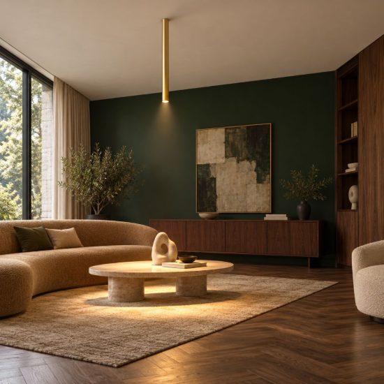 Ideal lux look faretto da soffitto cilindrico gu10 75cm per cucina ottone