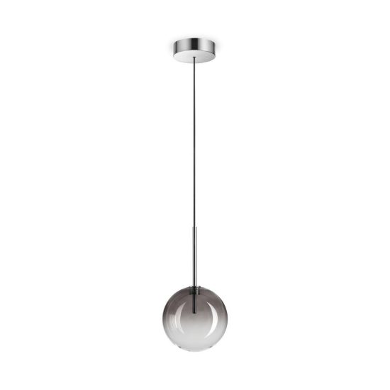Ideal lux equinoxe lampada a sospensione a sfera 15cm per cucina moderna fumè
