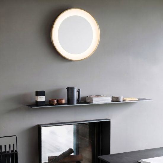 Ideal lux planet plafoniera tonda led 15w 3000k 30cm per cabina armadio moderna nera