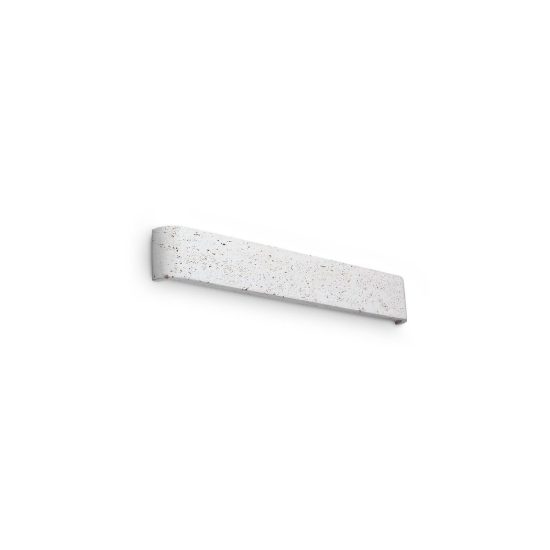 Ideal lux delta applique rettangolare led 19,5w 3000k 61cm per soggiorno moderna cemento