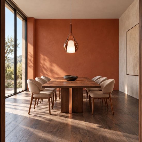 Ideal lux kalique lampadario a goccia 28cm per soggiorno contemporaneo rame