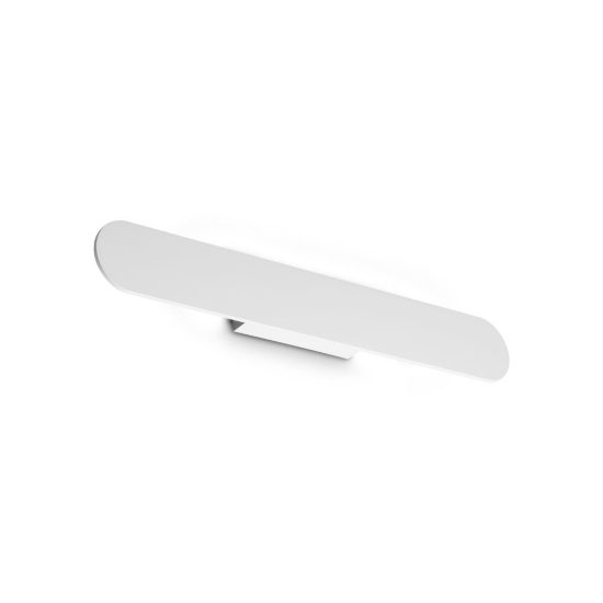 Ideal lux zig zag applique a bordi arrotondati led 23w 3000k 54cm per soggiorno moderna bianca
