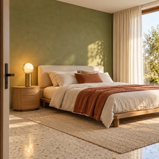 Ideal lux bloom abat-jour a sfera g9 27cm per comodino contemporaneo ottone