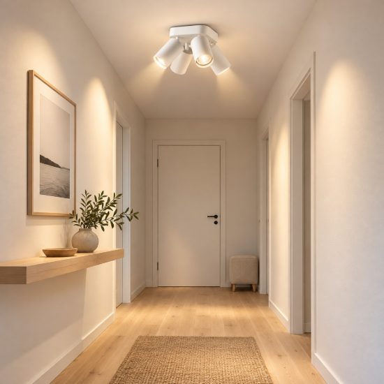 Ideal lux dynamite plafoniera con 4 faretti cilindrici gu10 13,5cm bianca