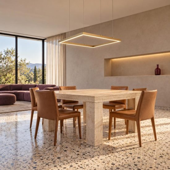 Ideal lux oracle slim lampadario ad anello quadrato led 33w 3000k 50cm per soggiorno ottone
