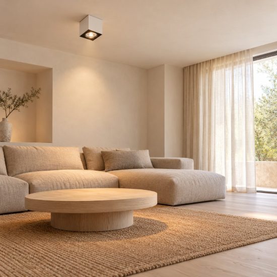 Ideal lux mood faretto da soffitto orientabile squadrato gu10 led 10w 3000k per cucina bianco