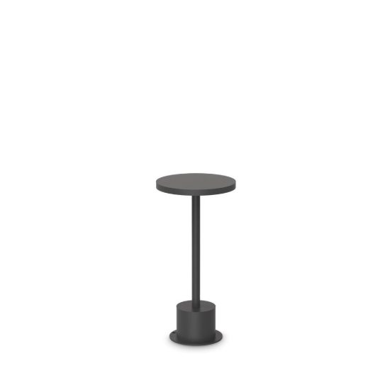 Ideal lux toffee lampioncino da giardino led 11w 3000k d16cm h25cm moderno nero ip65