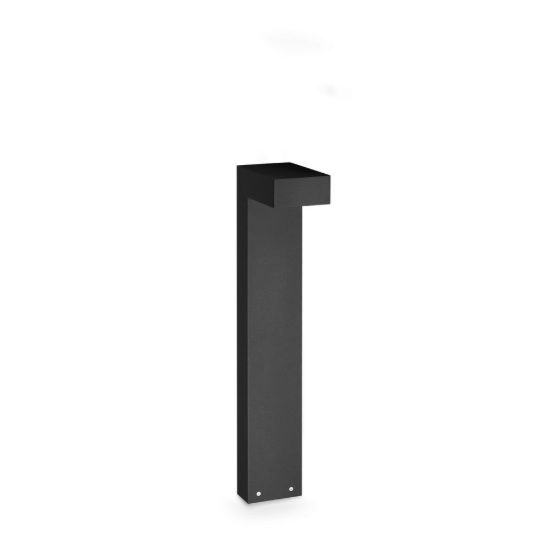 Ideal lux sirio lampione da giardino led 13w 3000k h60cm moderno nero ip65