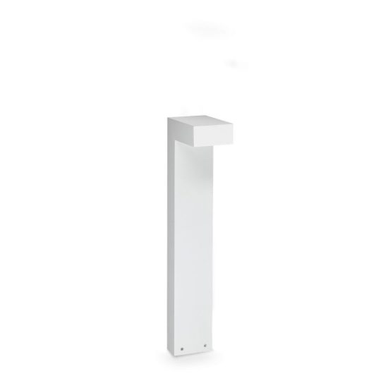 Ideal lux sirio lampione da giardino led 13w 3000k h60cm moderno bianco ip65