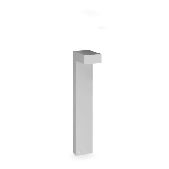Ideal lux sirio lampione da giardino led 13w 3000k h60cm moderno grigio ip65
