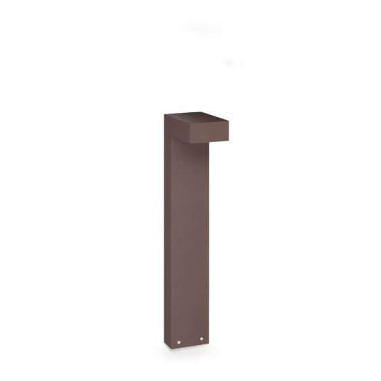 Ideal lux sirio lampione da giardino led 13w 3000k h60cm moderno caffè ip65