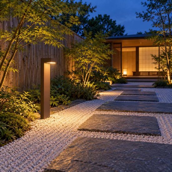 Ideal lux sirio lampione da giardino led 13w 3000k h80cm moderno caffè ip65