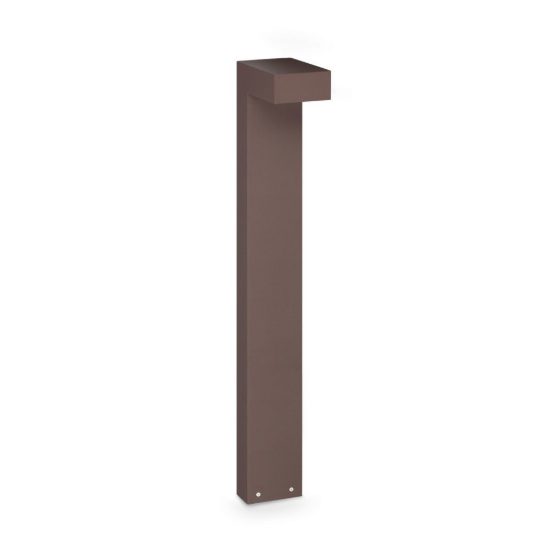 Ideal lux sirio lampione da giardino led 13w 3000k h80cm moderno caffè ip65
