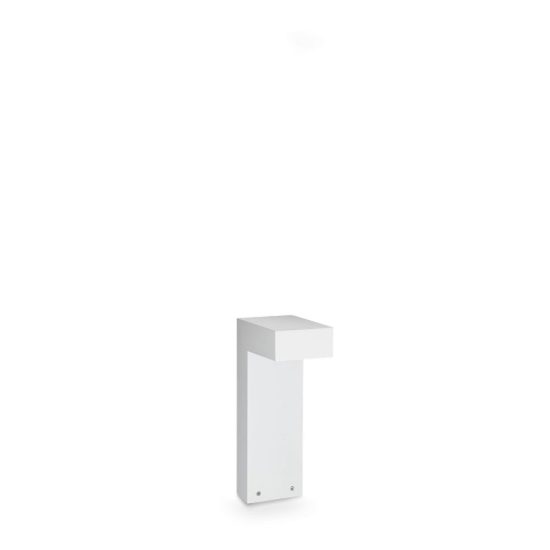 Ideal lux sirio lampioncino da giardino gx53 h30cm moderno bianco ip65