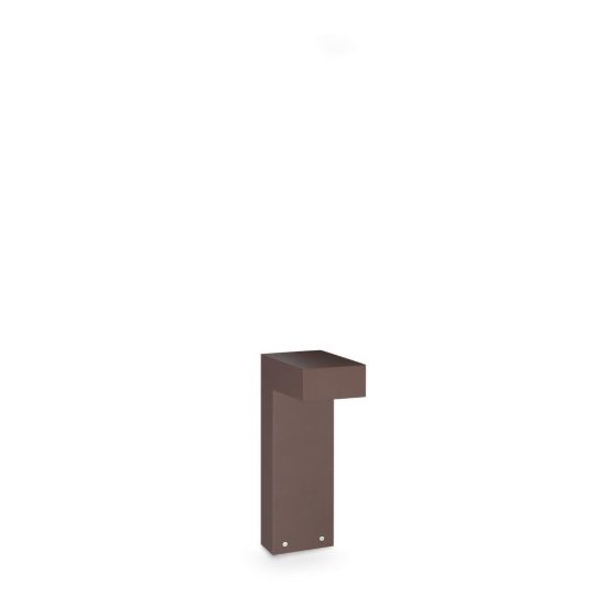 Ideal lux sirio lampioncino da giardino gx53 h30cm moderno caffè ip65