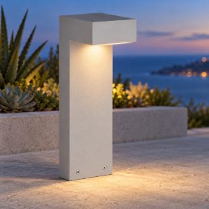Ideal lux sirio lampioncino da giardino gx53 h30cm moderno grigio ip65