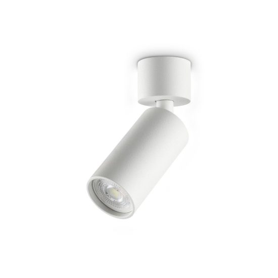 Ideal lux dynamite faretto da soffitto cilindrico mini orientabile gu10 per soggiorno bianco