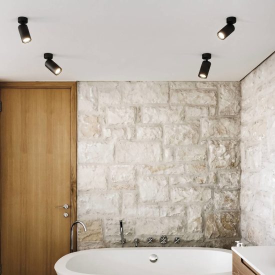 Ideal lux dynamite faretto da soffitto cilindrico mini orientabile gu10 per soggiorno bianco