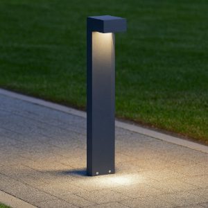 Ideal lux sirio pt2 lampioncino 60cm da giardino ip65 antracite moderno