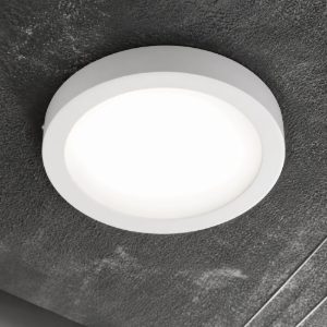 Ideal lux universal pl d30 round plafoniera per cucina led 22w 3000k rotonda bianca