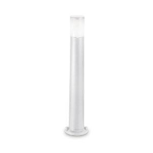 Atena pt1 bianco ideal lux lampione da giardino