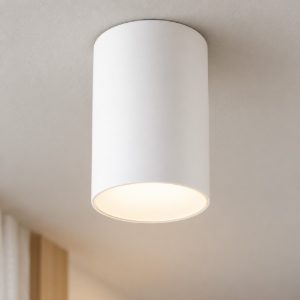 Ideal lux nitro faretto da soffitto cilindrico led 15w 3000k per corridoio bianco
