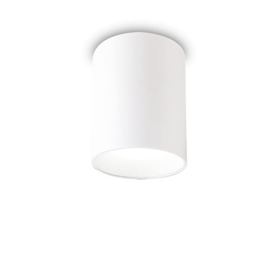 Ideal lux nitro faretto da soffitto cilindrico led 15w 3000k per corridoio bianco
