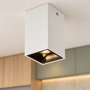 Ideal lux nitro faretto da soffitto squadrato led 15w 3000k per cucina bianco