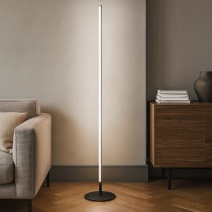 Ideal lux yoko lampada da terra design moderna led 16w 3000k nera