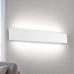 Applique zig zag bianco ideal lux d53 led 23w 4000k rettangolare moderna