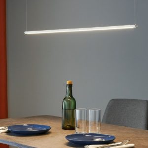 Ideal lux essence sp d126 lampadario led moderno per ufficio bianco 19w 3000k