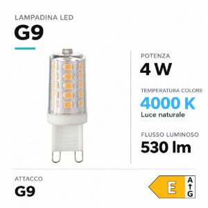 Lampadina g9 led 4w 4000k ideal lux