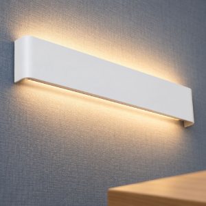 Ideal lux delta applique rettangolare led 14w 3000k 41cm per soggiorno moderna bianca