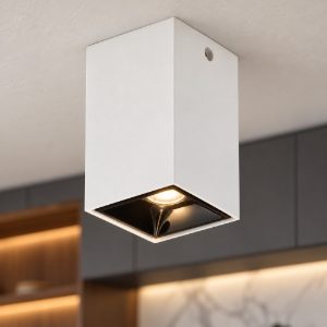 Ideal lux nitro faretto da soffitto squadrato led 25w 3000k per cucina bianco