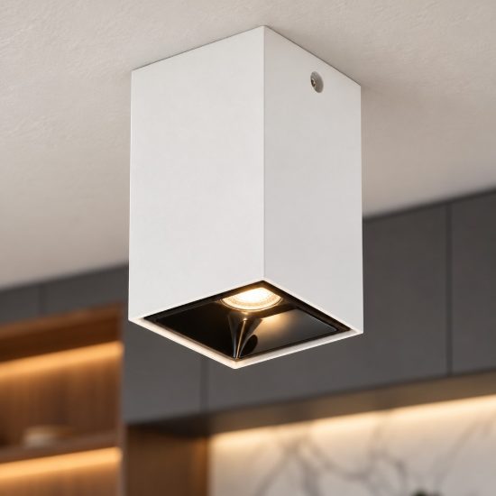 Ideal lux nitro faretto da soffitto squadrato led 25w 3000k per cucina bianco