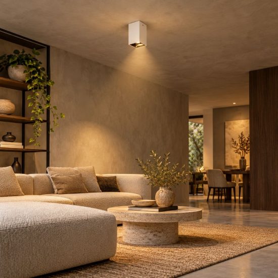 Ideal lux nitro faretto da soffitto squadrato led 25w 3000k per cucina bianco
