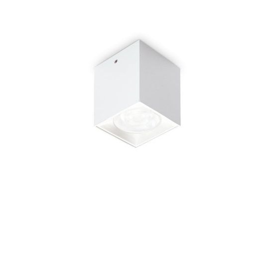 Ideal lux nitro faretto da soffitto squadrato led 5w 3000k dimmerabile per corridoio bianco