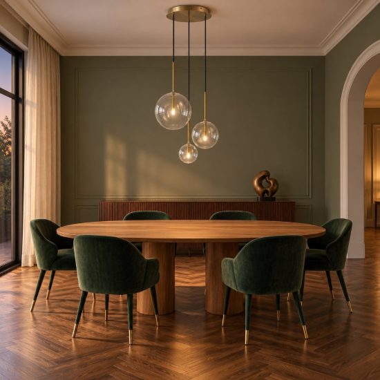 Ideal lux equinoxe lampadario con 3 pendenti a sfera 42cm per camera da letto ottone