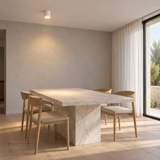 Ideal lux nitro faretto da soffitto cilindrico led 4w 2700k dimmerabile per corridoio bianco