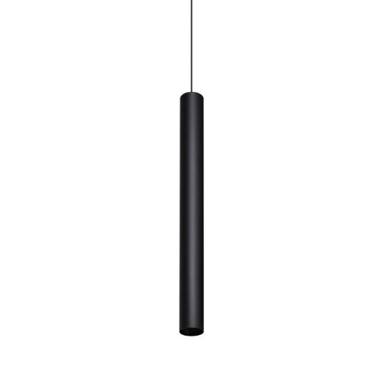 Ideal lux look lampada a sospensione cilindrica gu10 70cm ø6 per cucina nera