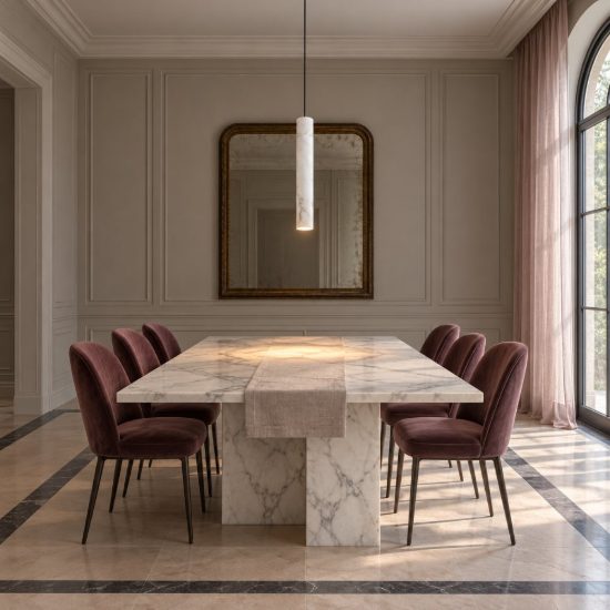 Ideal lux look lampada a sospensione cilindrica gu10 40cm per cucina alabastro